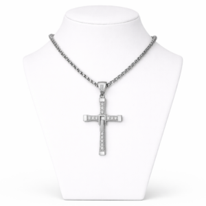 CRUZ DE LA SAGA R.F EN ACERO INOXIDABLE